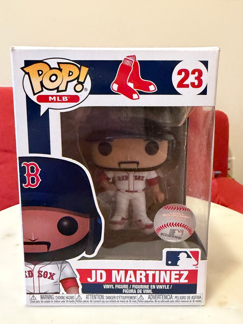 Funko Pop! MLB JD Martinez #23 Boston Red Sox Baseball